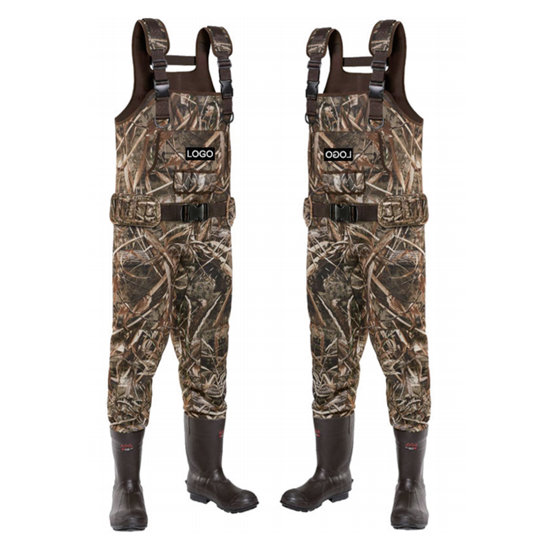 Wader din neopren de camuflaj de 4,5 mm