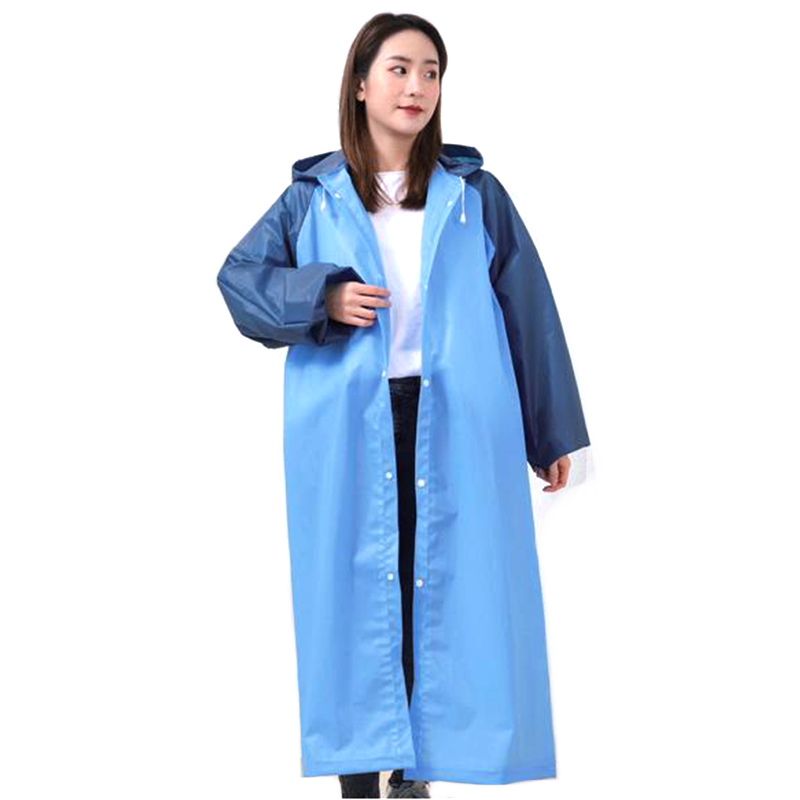Poncho de ploaie reutilizabil, fără linii reflectorizante